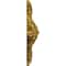 Ekena Millwork Antonio Ceiling Medallion, Hand-Painted Pharaohs Gold, 35 7/8"W x 22 1/2"H x 4 3/8"P CM35X22ANPGS - alternate 4